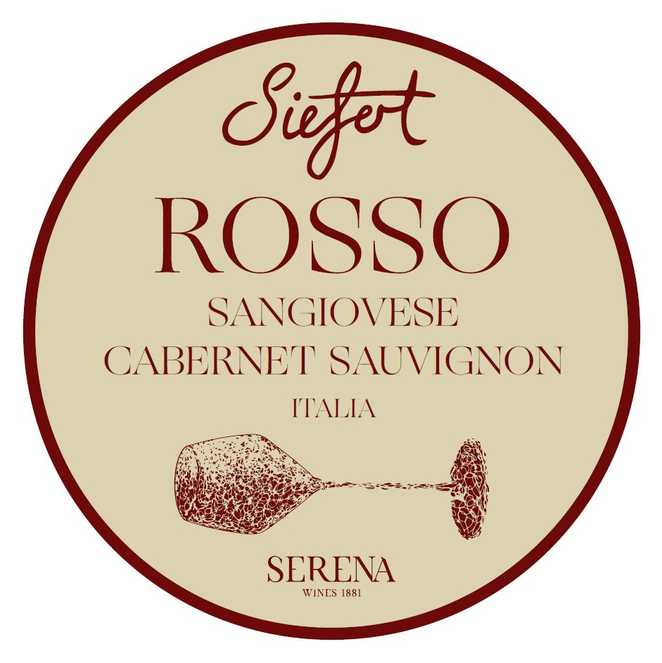 Frogeye af rødvin fra Italien, lavet på sangiovese og cabernet sauvignon