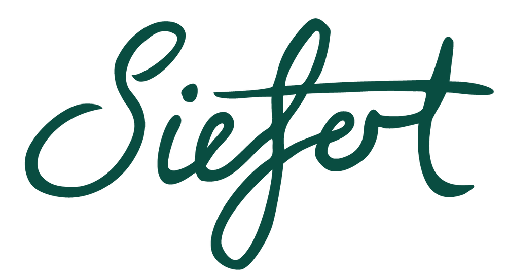 Siefert brandlogo, leverandør af vin på fustage